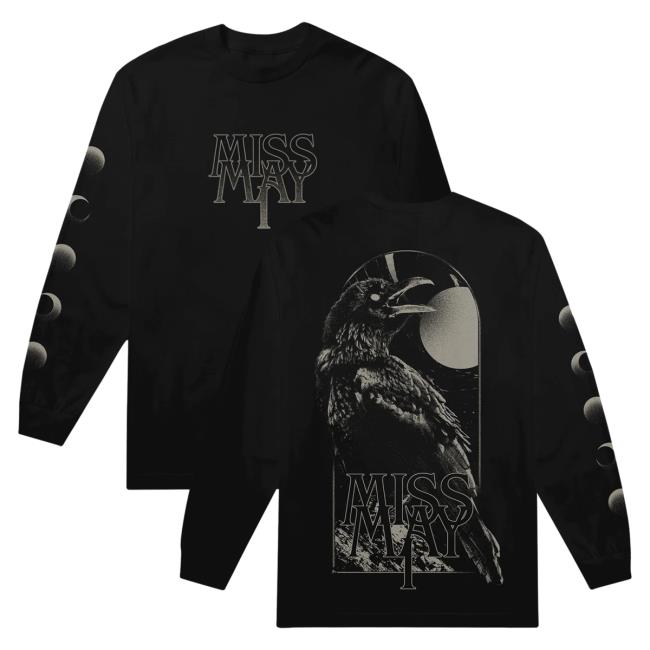 Official Merch Now Now Miss May I Carrion Black Long Sleeve Shirts MerchNow