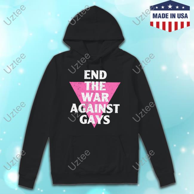 Pander Shirts Merch Retro Gay Pride End The War Against Gays Long Sleeved T-Shirt