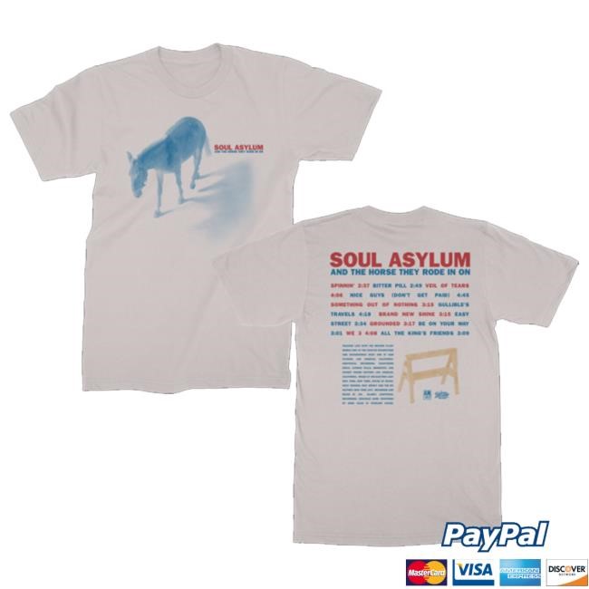 Merchtable Merch Soul Asylum And The Horse They Rode On Track List T-Shirt