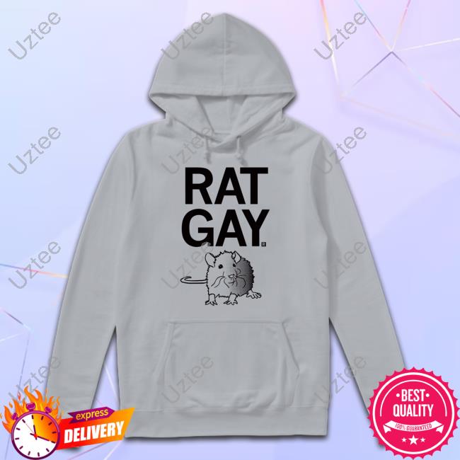Official Raygunsite Store Rat Gay Hoodie