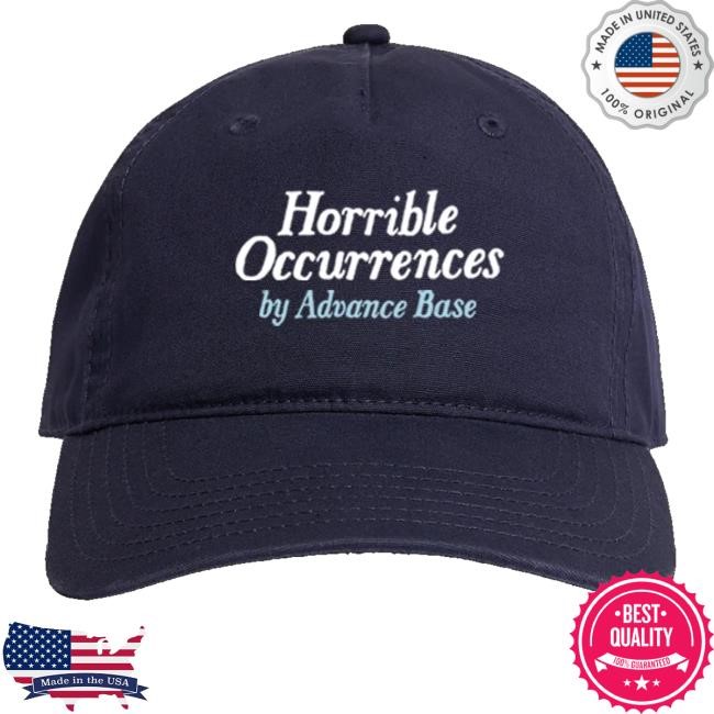 Horrible Occurrences By Advance Base New Twill Cap