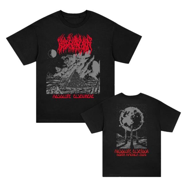 Blood Incantation Merch Store Absolute Else Tour Nga 2024 T-Shirt (Black) Hoodie