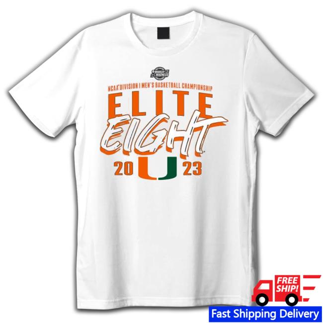 Miami Hurricanes Ncaa Men’S Basketball Elite Eight 2023 shirt