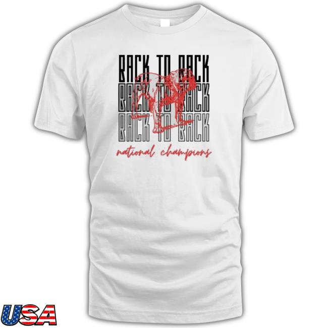 Back To Back National Champions 2023 Georgia Bulldogs Crewneck Sweatshirt