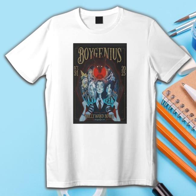 Boygenius Oct 31 2023 Hollywood Bowl Hollywood Ca shirt, hoodie, tank top, sweater and long sleeve t-shirt