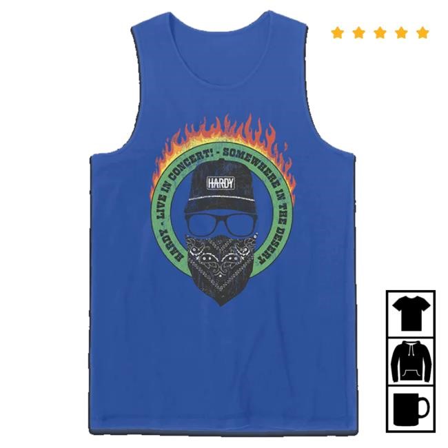 Trending Hardy Official Merch Somewhere In The Desert Tank Hooded Sweatshirt