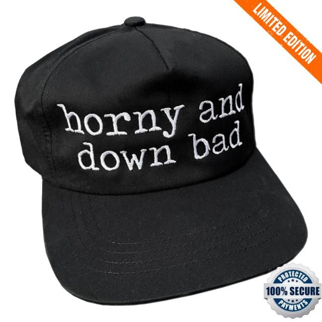 Will Mahony Merch Horny And Down Bad Twill Cap Have A Great Day Magazine