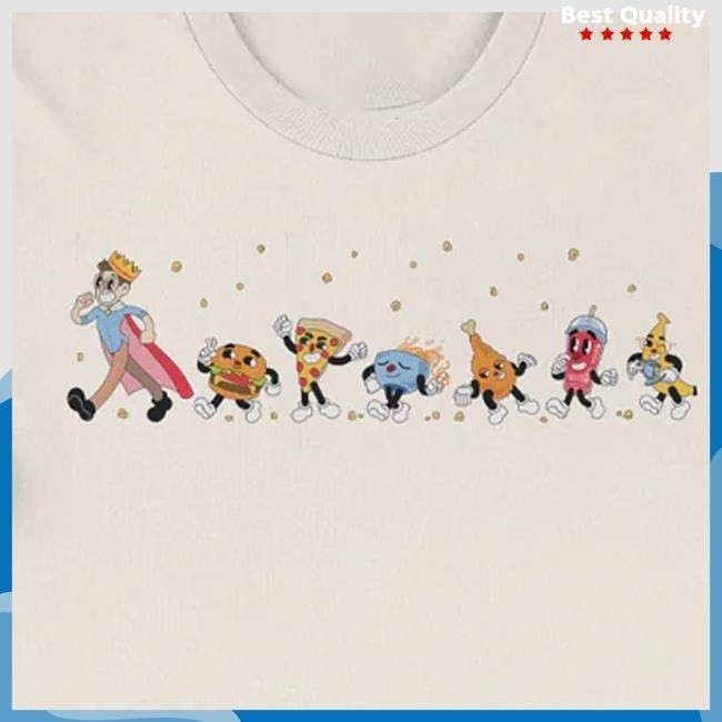 Try Guys Merch Food Parade Tee Shirt