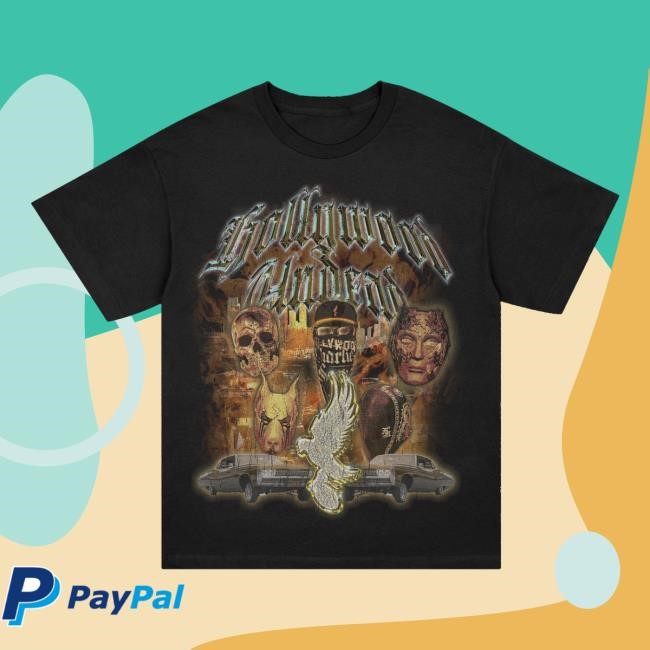 Trending Hollywood Undead Merch Bling Tee Shirt