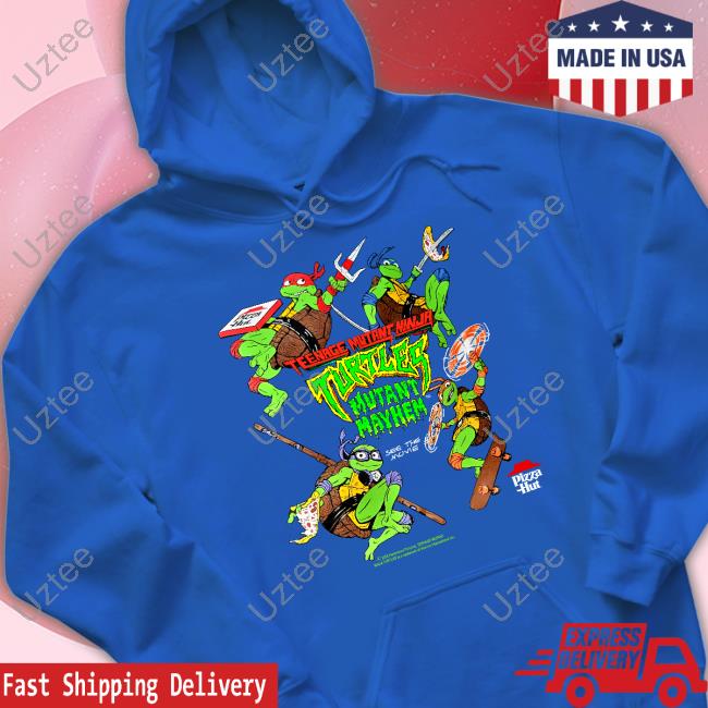 Pizza Hut Teenage Mutant Ninja Turtles Mutant Mayhem See The Movie New Shirt