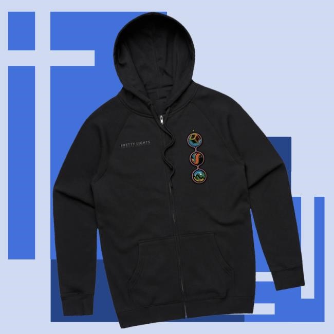 Trending Prettylightsmusic Merch Store Check Your Vector Zip Sweatshirt