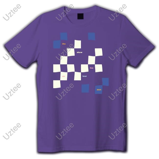 Official The Show Live On Tour Checkered Tee