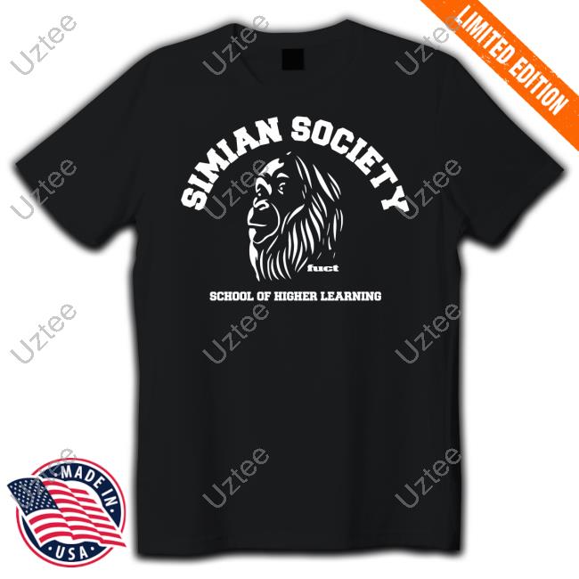 Fuct Merch Simian Society Fuct School Of Higher Learning Tee Shirt