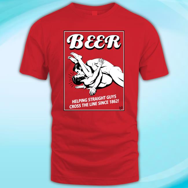 Official Big Head Beer Helping Straight Guys Cross The Line Since 1862 Sweatshirt