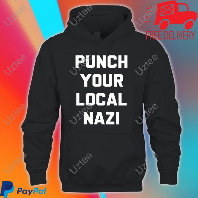 Elijah Schaffer Punch Your Local Nazi Hoodie