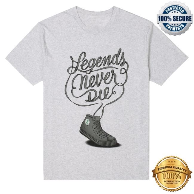 Rsvlts Merch Legends Never Die Heather Gray Zip Hoodie