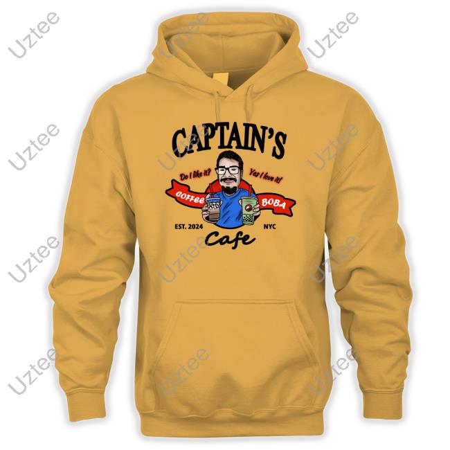 Captain's Do You Like It Coffee Yet I Love It Boba Cafe Tee Shirt