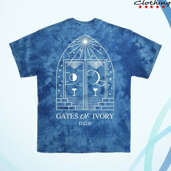 Dayseeker Merch Store Gates Of Ivory Dye Tee