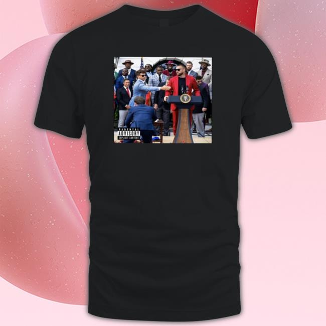 Patrick Mahomes And Travis Kelce On White House Podium Speech shirt, hoodie, tank top, sweater and long sleeve t-shirt