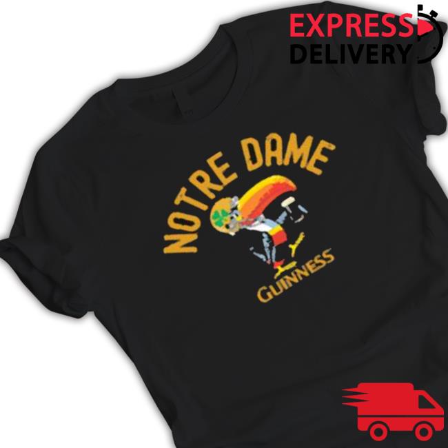 League Collegiate Wear Navy Notre Dame Fighting Irish Guinness Victory Falls Tri-Blend Classic Shirt