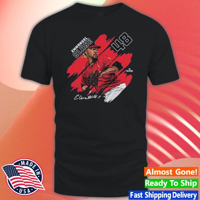 Emmanuel Clase Cleveland Stripes Signature Shirt