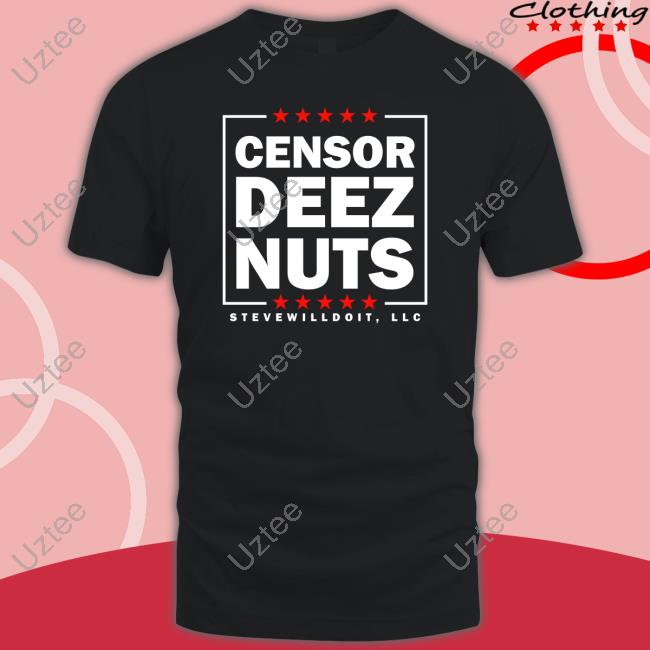 Fullsend X Stevewilldoit Holiday Censor Deez Nuts Shirt