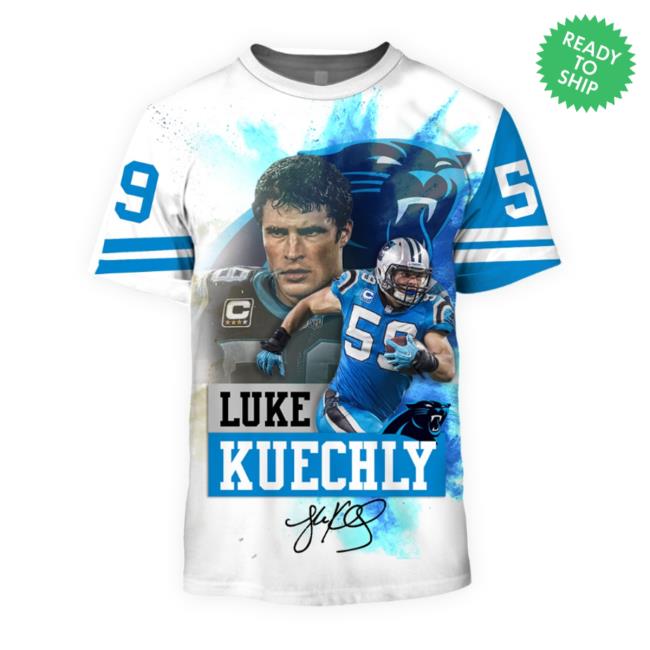Luke Kuechly Carolina Panthers 3D Sweater
