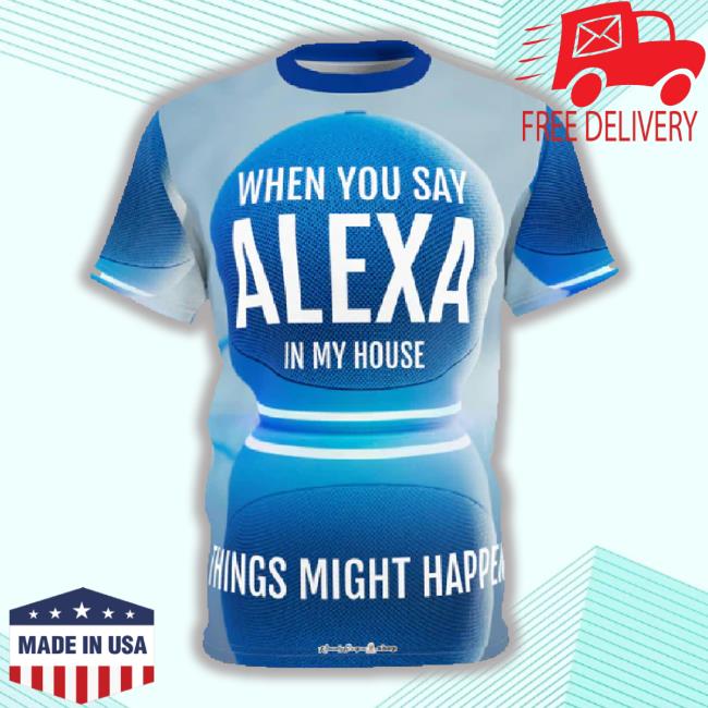 Alexa T-Shirt, Unisex Aop Tee, Technology 3D Tee Shirt