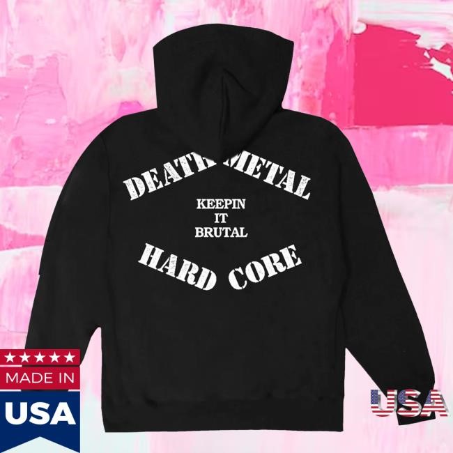 Limited Closed Casket Activities Store Merch Maggot Stomp Keepin It Brutal Logo Hoodie
