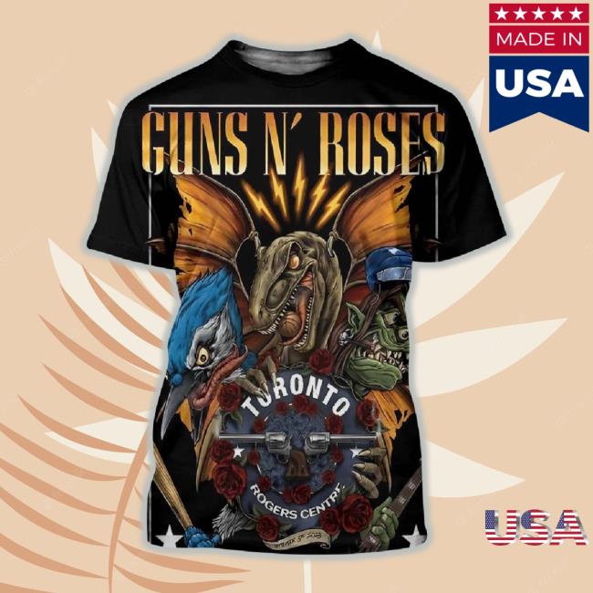 Guns N Roses Toronto Rogers Centre September 3Th 2023 Poster All Over Print Shirt