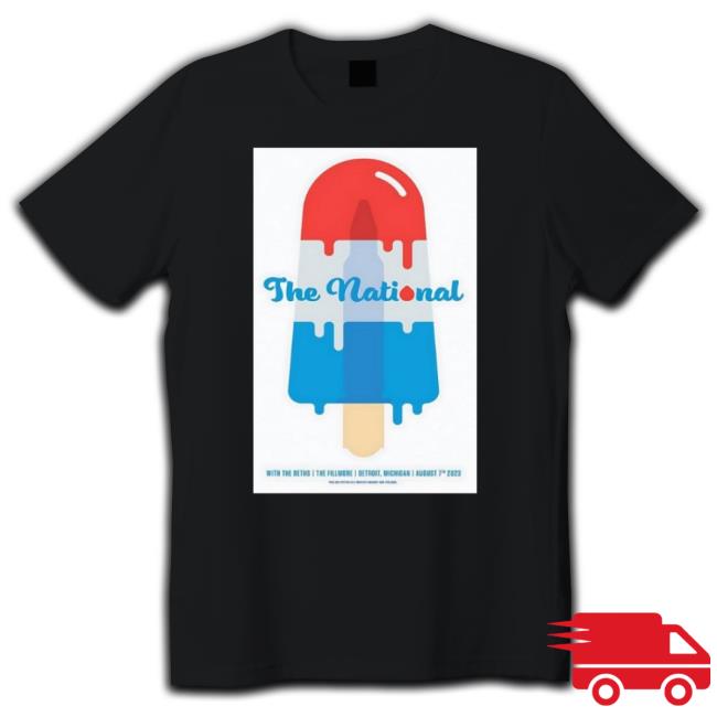 The National Tour Detroit, Mi 2023 Poster Hoodie The National Tour Detroit, Mi 2023 Poster New Shirt