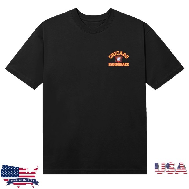 Official Old Style Beer Merch Chicago Handshake Tee