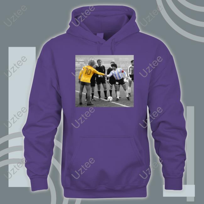 Carlos Valderrama With Diego Maradona Tee Aleliparoti Carlos Valderrama X Diego Maradona Hoodie Nico Cantor