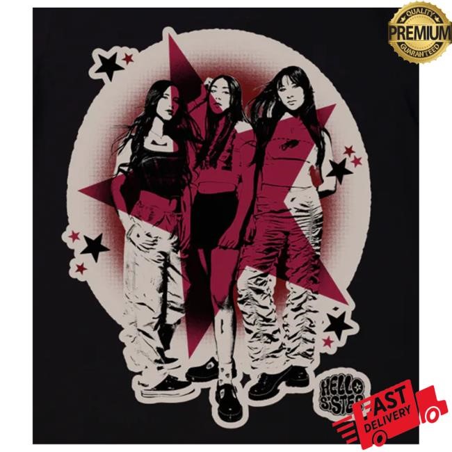 Hello Sister Music Merch Hello Sister Black Star New Shirt