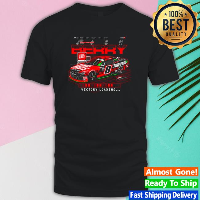 Official Josh Berry #8 2023 Tire Pros Victory Loading Long Sleeve Shirt