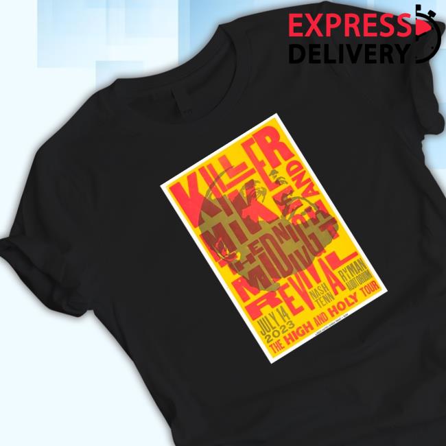 Official Killer Mike The High And Holy Tour Tennessee 2023 Poster shirt, hoodie, tank top, sweater and long sleeve t-shirt