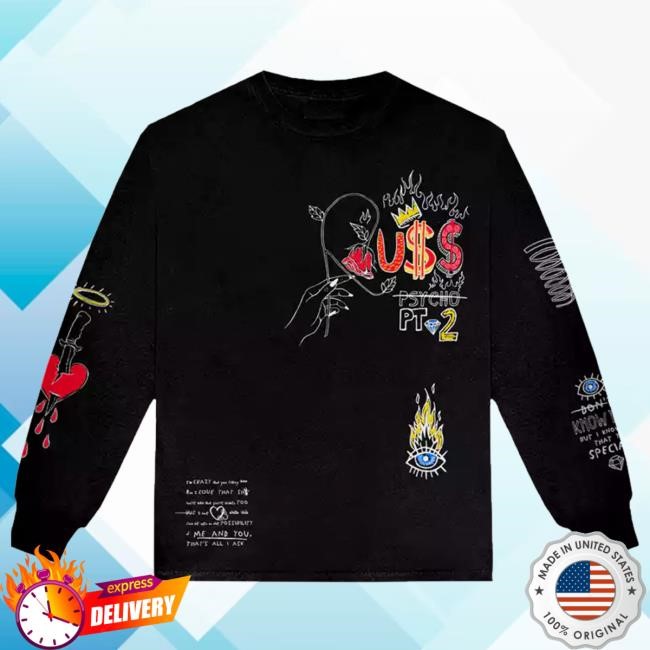 Official Merchbar Merch Psycho Pt. 2 Long Sleeve Funny Shirt