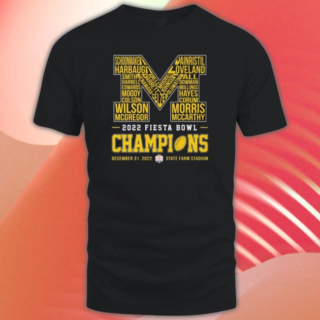 Michigan Wolverines 2022 Fiesta Bowl Champions 2022 Classic Shirt