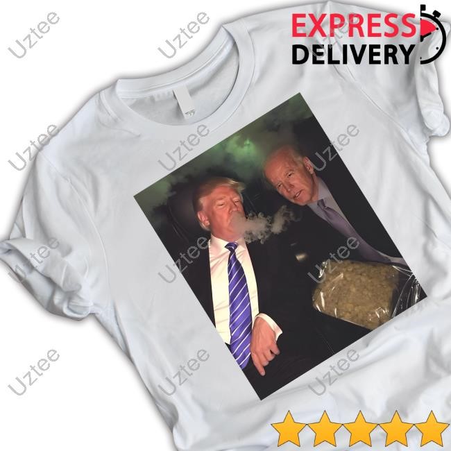 Joe Biden And Donald Trump Smoking T Shirt