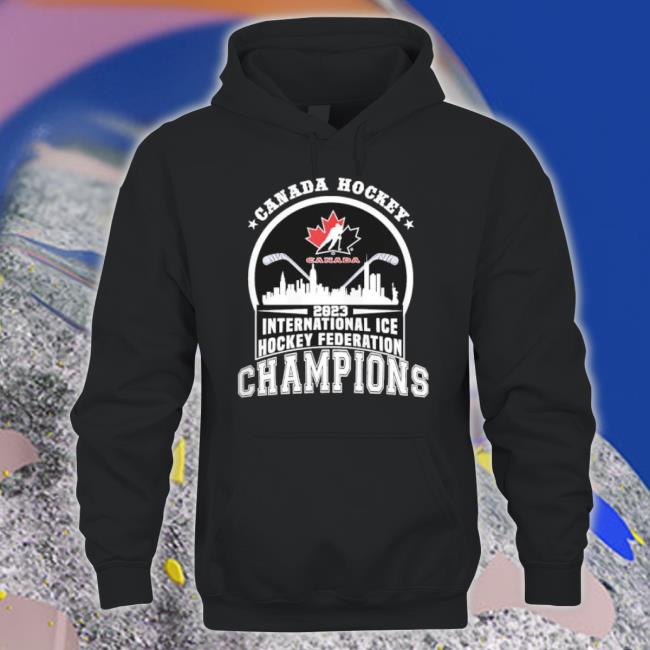 Canada Hockey 2023 International Ice Hockey Federation Champions Skyline shirt