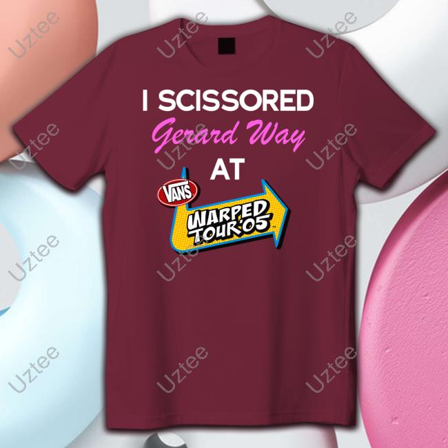 I Scissored Gerard Way At Vans Warped Tour 05 Tee Shirt Erin 5 Days To Badflower