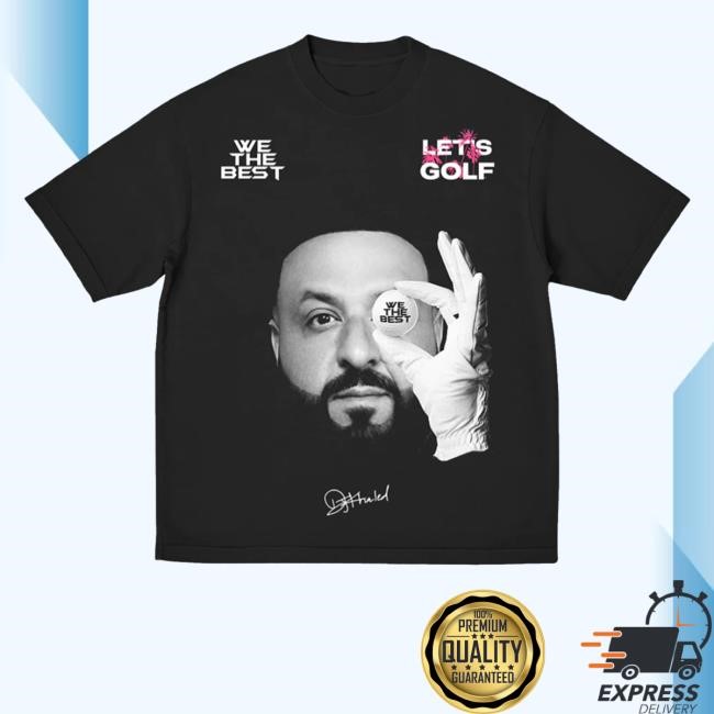 Let's Golf Black Photo T Shirts