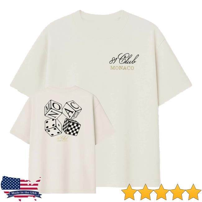 Official Oscar Piastri Merch Shop Store 81 Club Monaco New Shirt