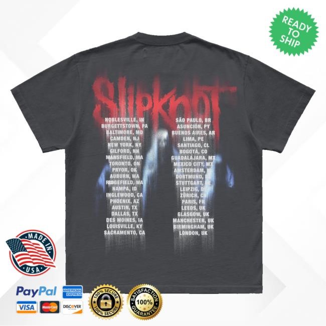 Slipknot Merch Store Here Comes The Pain Tour 2024 Photo Shirts