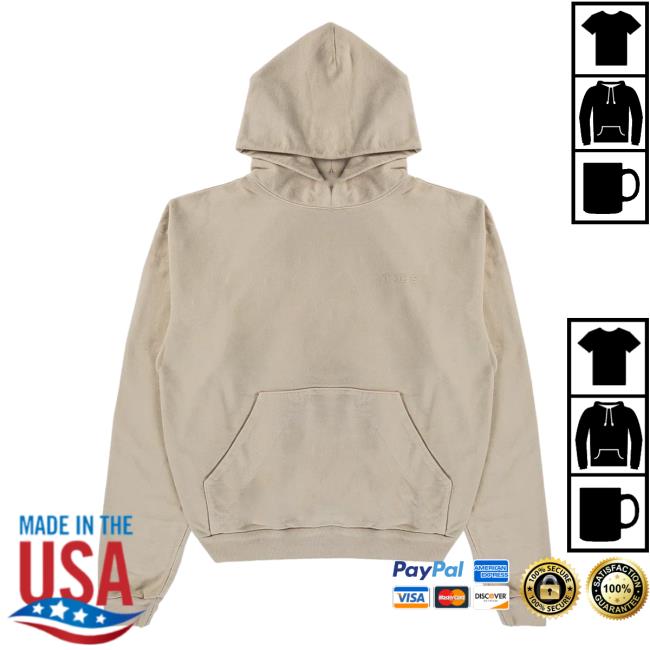 Official Yankeekicks True 2 Size Pullover Hoodie Beige