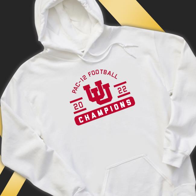 Official Utah Utes 2022 Pac-12 Football Conference Champions Long Sleeve Shirt
