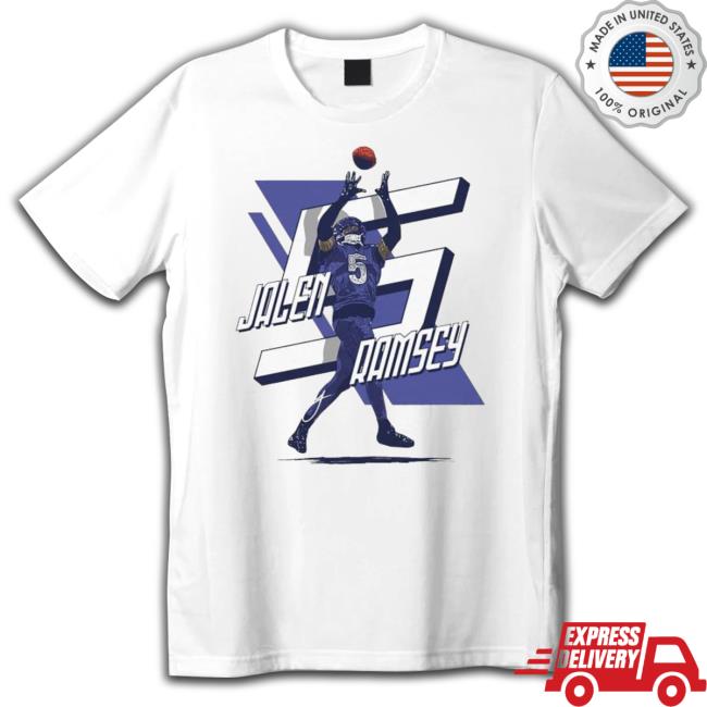 Jalen Ramsey Los Angeles Rams Interception Signature Shirts