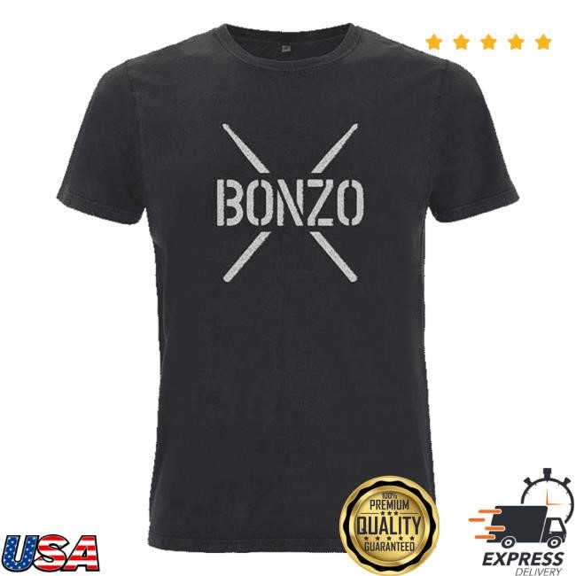 Modern Drummer Store John Bonham Bonzo Stecil Funny Shirt