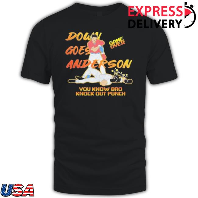 Official José Ramírez Down Goes Anderson Shirt