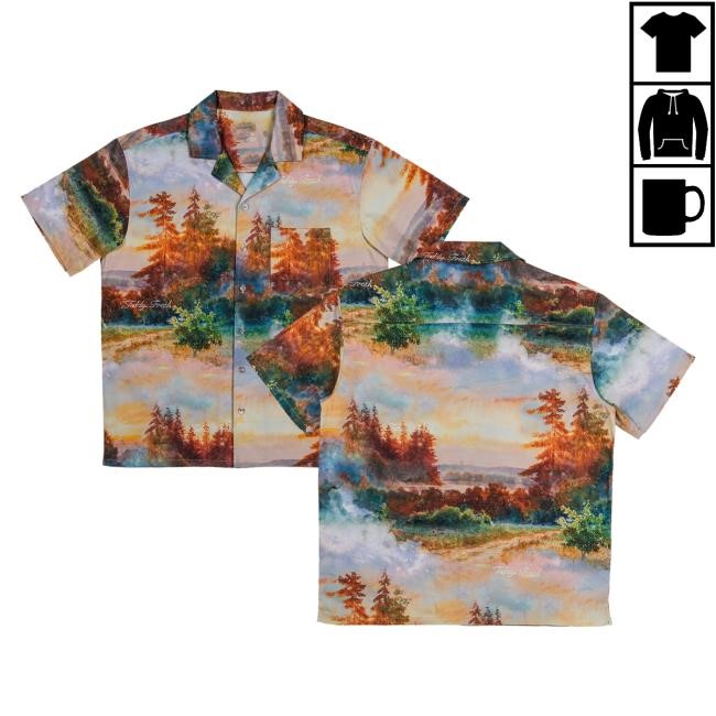 Teddy Fresh Merch Landscape Watercolor Classic Shirt
